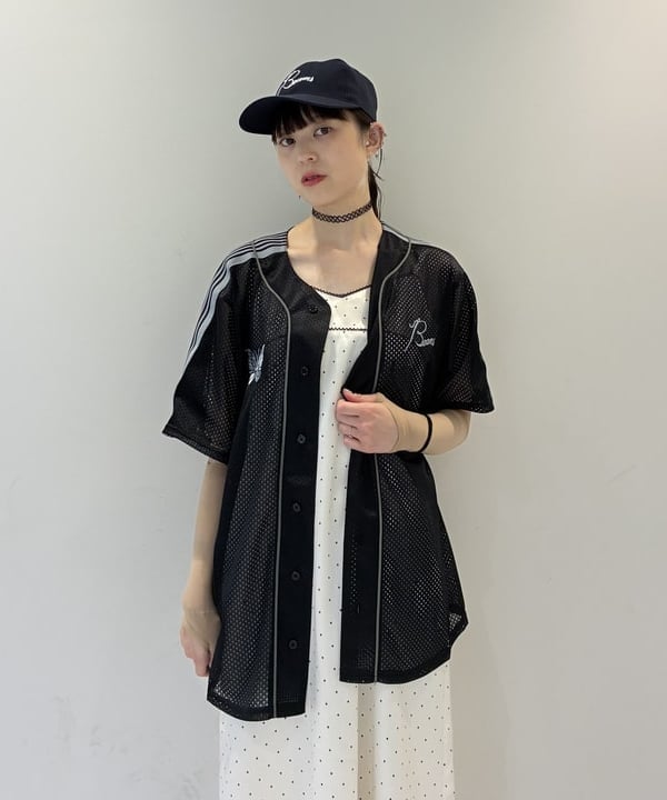 りかちょび/岸本梨佳さんの「BEAMS WOMEN｜サテン ドット キャミワンピース」を使ったコーディネート