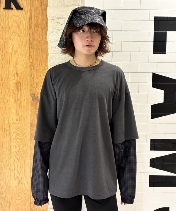 マツミヤさんの「BEAMS WOMEN｜バンダナ キャップ」を使ったコーディネート