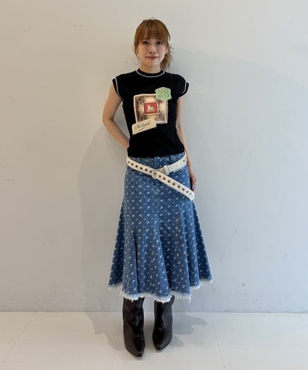 まゆちゃんさんの「BEAMS WOMEN｜【別注】REMME / ロング ブーツ」を使ったコーディネート