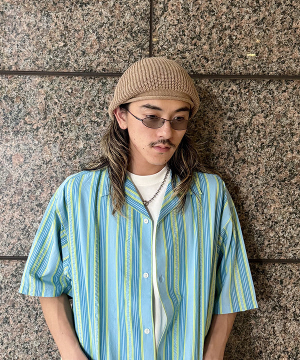 Ryohei Takataさんの「BEAMS WOMEN｜マルチ ストライプ オープンカラーシャツ【ワイドフィット】」を使ったコーディネート