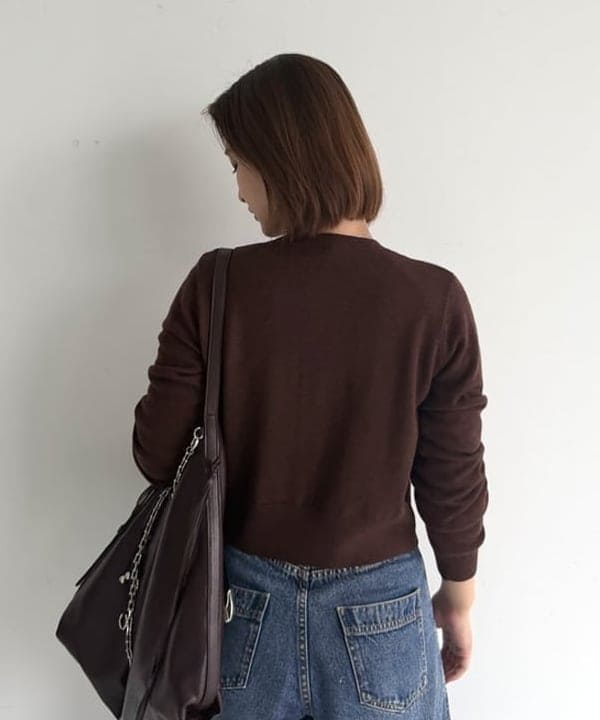松本 佳菜子さんの「BEAMS WOMEN｜オーバーダイ デニム パンツ」を使ったコーディネート