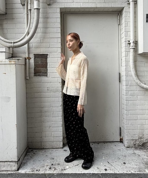 れいなさんの「BEAMS WOMEN｜テレコ バンドゥ キャミソール」を使ったコーディネート