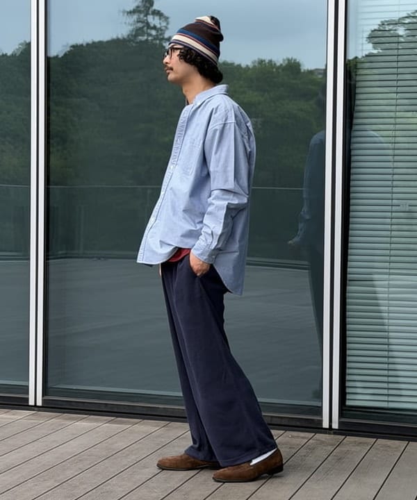 BAKU(東江 漠)さんの「BEAMS WOMEN｜ヘビーオックスフォード ボタンダウンシャツ」を使ったコーディネート