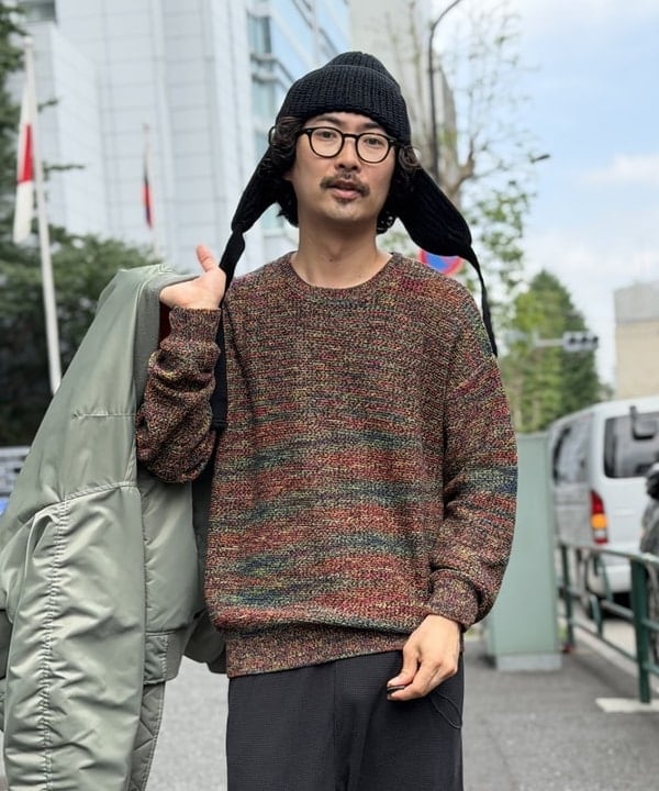 BAKU(東江 漠)さんの「BEAMS WOMEN｜リラックスフィット THERMOLITE(R) MA-1 （撥水）」を使ったコーディネート
