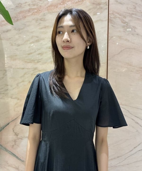 茂野 真楓さんの「BEAMS WOMEN｜【別注】MARIHA / せせらぎのワンピース ソリッド」を使ったコーディネート