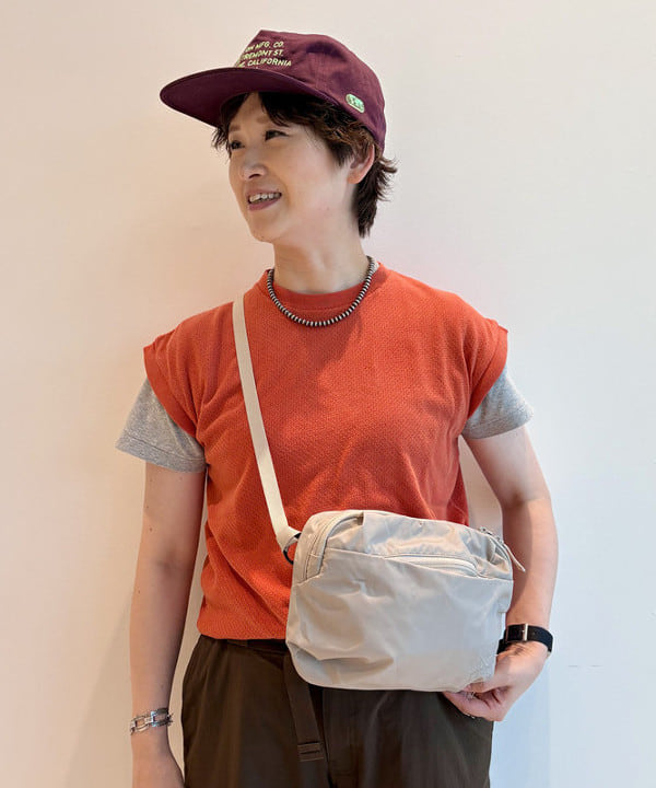 木村 梨香さんの「BEAMS WOMEN｜【別注】Healthknit / メッシュ ノースリーブ」を使ったコーディネート