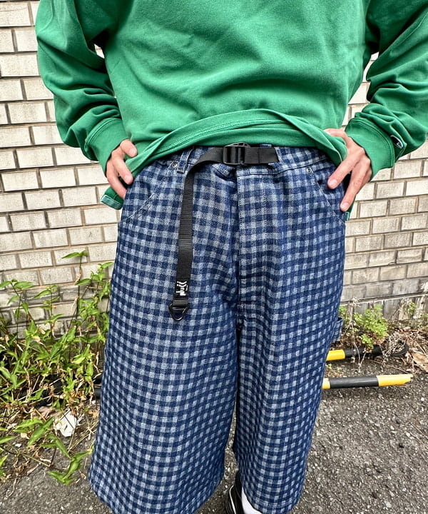 あがりえ ひゅうがさんの「【別注】Champion / Rugger Shirt」を使ったコーディネート