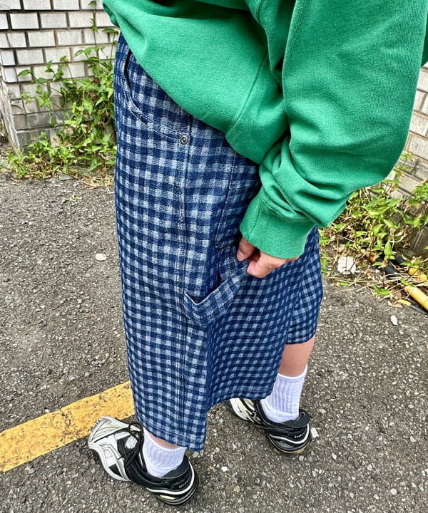 あがりえ ひゅうがさんの「【別注】Champion / Rugger Shirt」を使ったコーディネート