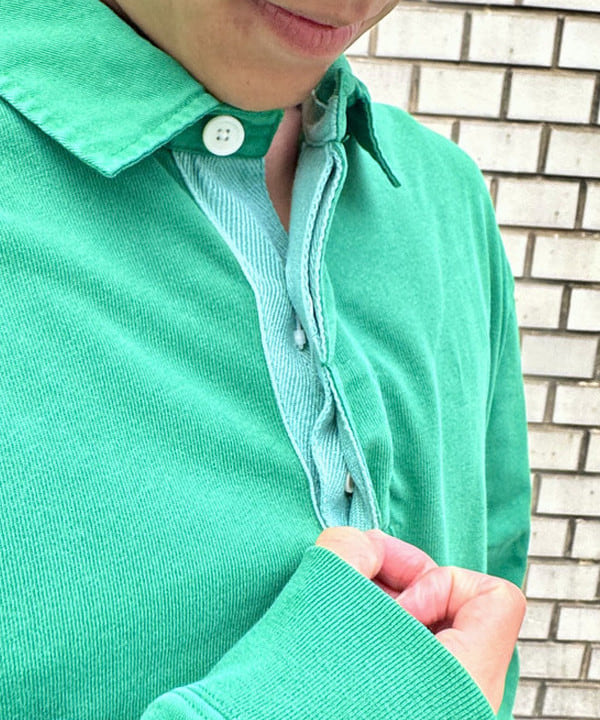 あがりえ ひゅうがさんの「【別注】Champion / Rugger Shirt」を使ったコーディネート