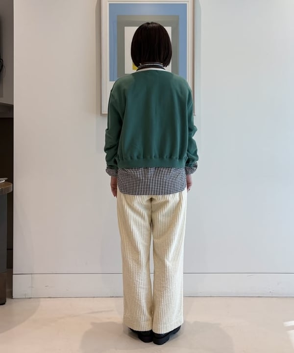 クロサワさんの「BEAMS WOMEN｜100/2 ギンガムチェック ボタンダウン シャツ」を使ったコーディネート