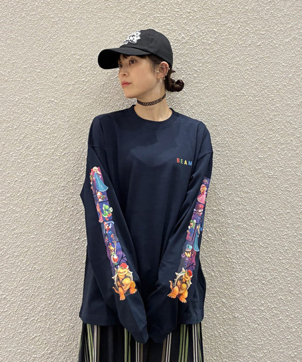 りかちょび/岸本梨佳さんの「ボーイ ビッグ タータン スカート」を使ったコーディネート