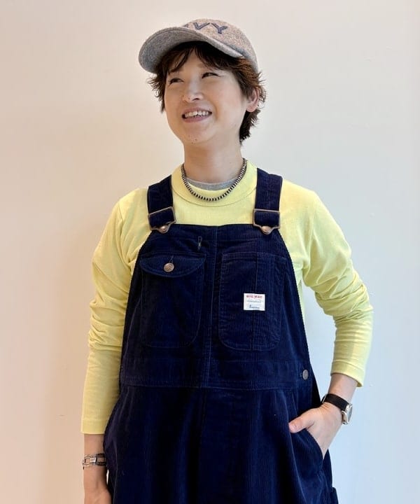 木村 梨香さんの「BEAMS WOMEN｜【別注】BIGMAC / コーデュロイ オーバーオール」を使ったコーディネート