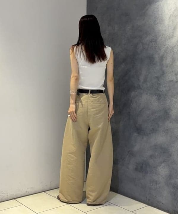 ササキさんの「BEAMS WOMEN｜リブニット タンクトップ」を使ったコーディネート