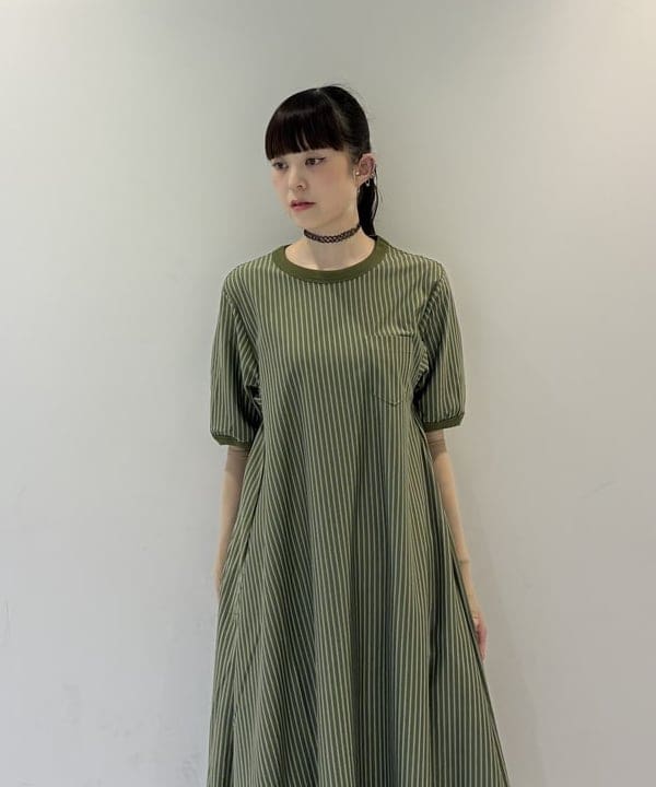 りかちょび/岸本梨佳さんの「BEAMS WOMEN｜リネン チェック スモック シャツ ＜イージーケア＞」を使ったコーディネート