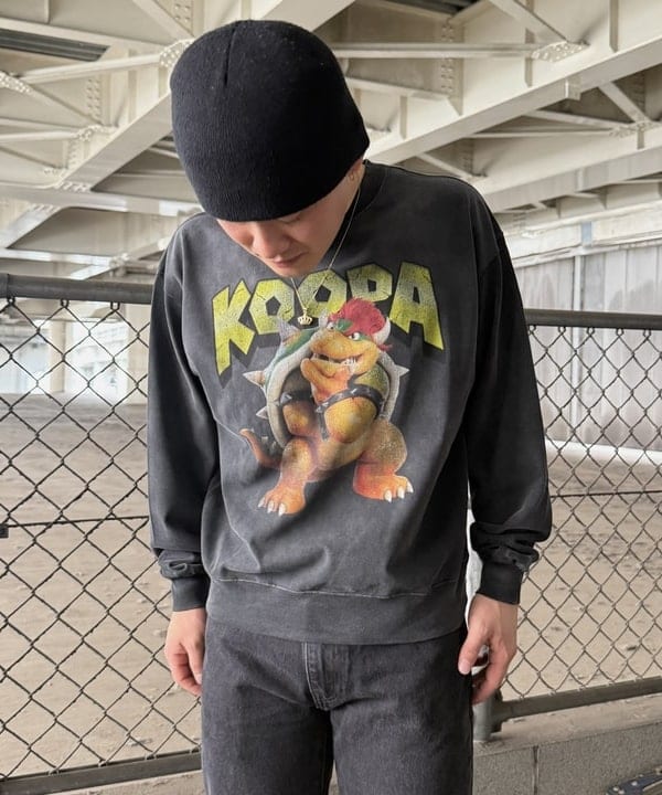しゅうとさんの「BEAMS WOMEN｜ザ・スーパーマリオギャラクシー・ムービー / KOOPA SWEAT」を使ったコーディネート