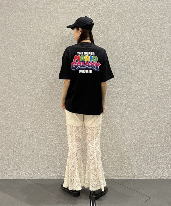 りかちょび/岸本梨佳さんの「レース シアー フレア パンツ」を使ったコーディネート