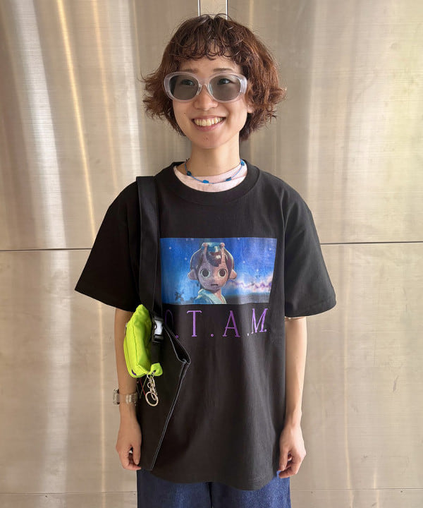 みりさんの「ボーイ ベーシック Tシャツ」を使ったコーディネート