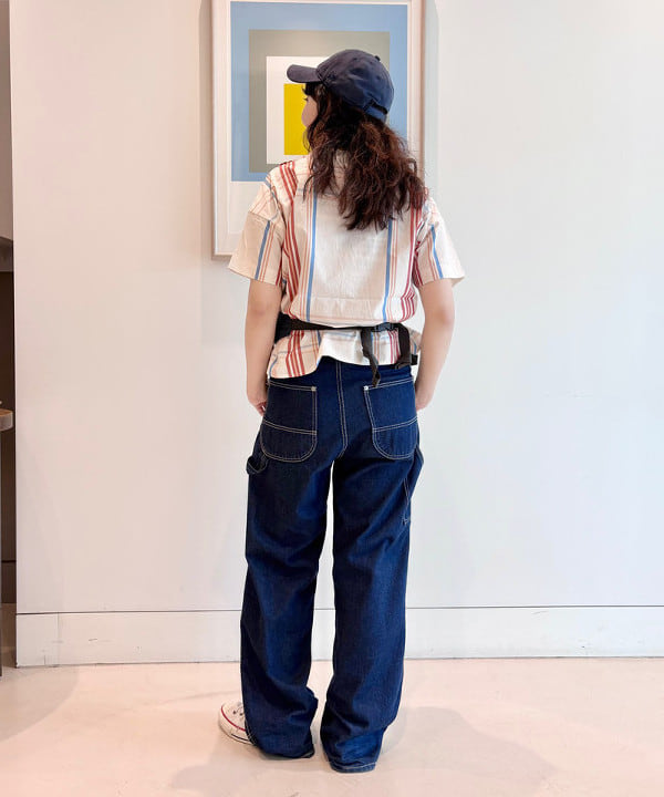 おのすさんの「BEAMS WOMEN｜ボーイ ビッグタータン ショートスリーブ」を使ったコーディネート
