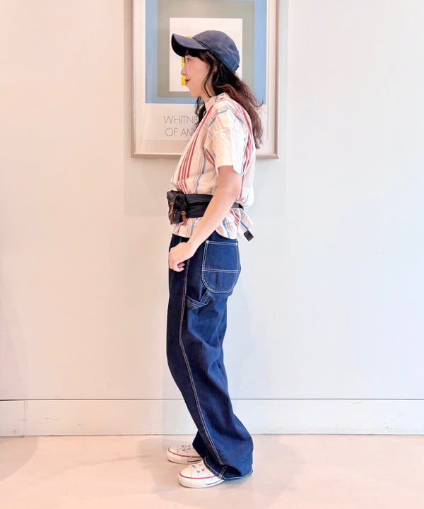 おのすさんの「BEAMS WOMEN｜ボーイ ビッグタータン ショートスリーブ」を使ったコーディネート