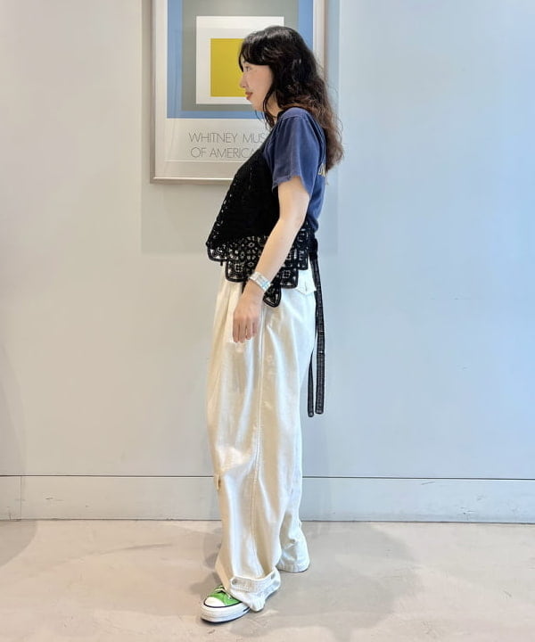 おのすさんの「BEAMS WOMEN｜maturely / レース ホルター トップ」を使ったコーディネート