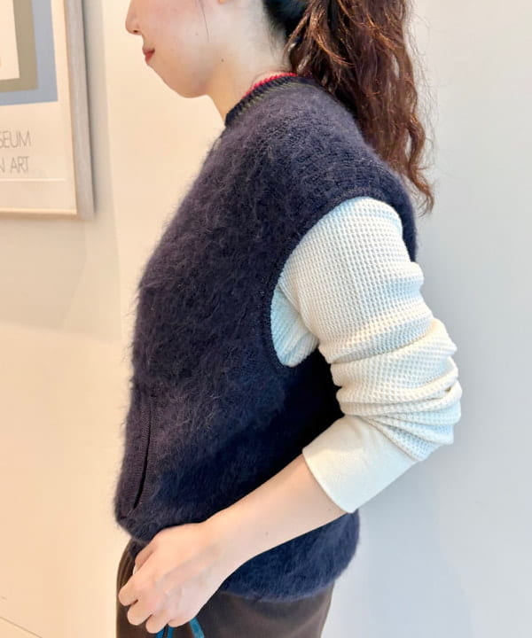おのすさんの「BEAMS WOMEN｜ラッカーパール ショート ネックレス」を使ったコーディネート