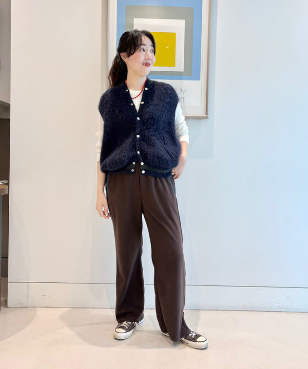 おのすさんの「BEAMS WOMEN｜ラッカーパール ショート ネックレス」を使ったコーディネート