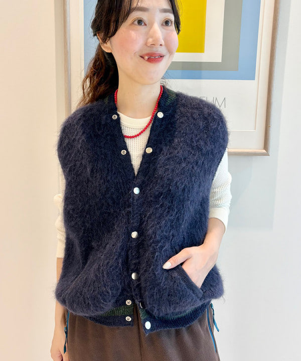 おのすさんの「BEAMS WOMEN｜ラッカーパール ショート ネックレス」を使ったコーディネート