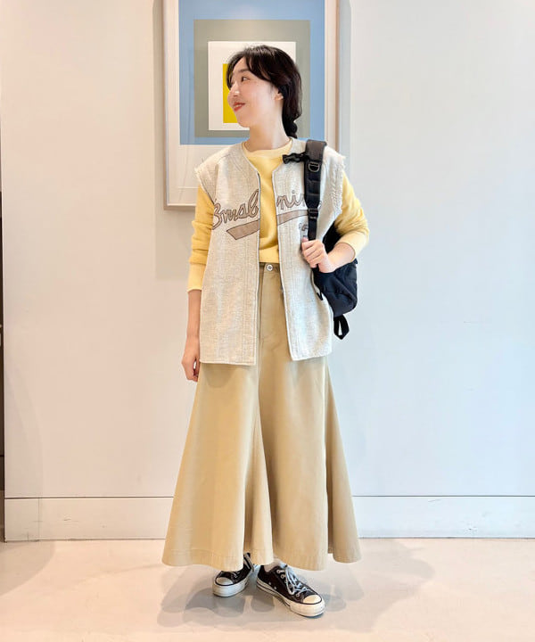おのすさんの「BEAMS WOMEN｜チノ スカート」を使ったコーディネート