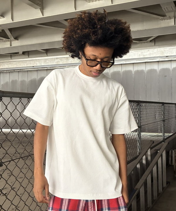NADEL ナデールさんの「BEAMS WOMEN｜【別注】Dickies / チェック ショーツ」を使ったコーディネート
