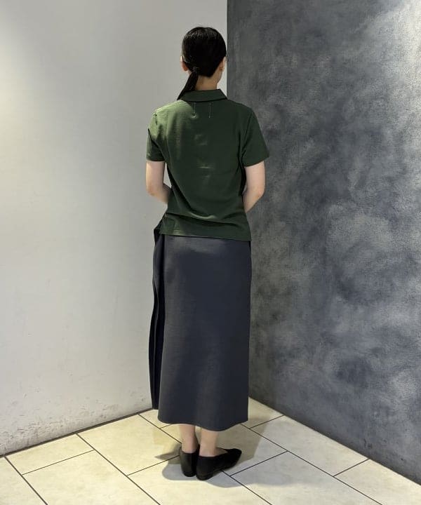 OSUMIさんの「BEAMS WOMEN｜AK+1 / ハイゲージ 鹿の子 ハーフスリーブ ポロシャツ」を使ったコーディネート