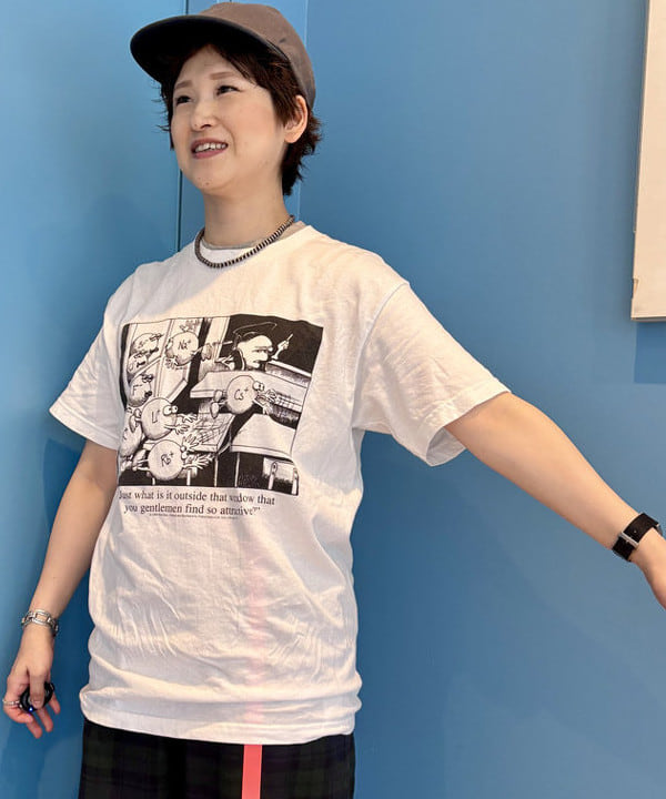 木村 梨香さんの「BEAMS WOMEN｜Cotton Expressions / OPPOSITES ATTRACT TEE」を使ったコーディネート