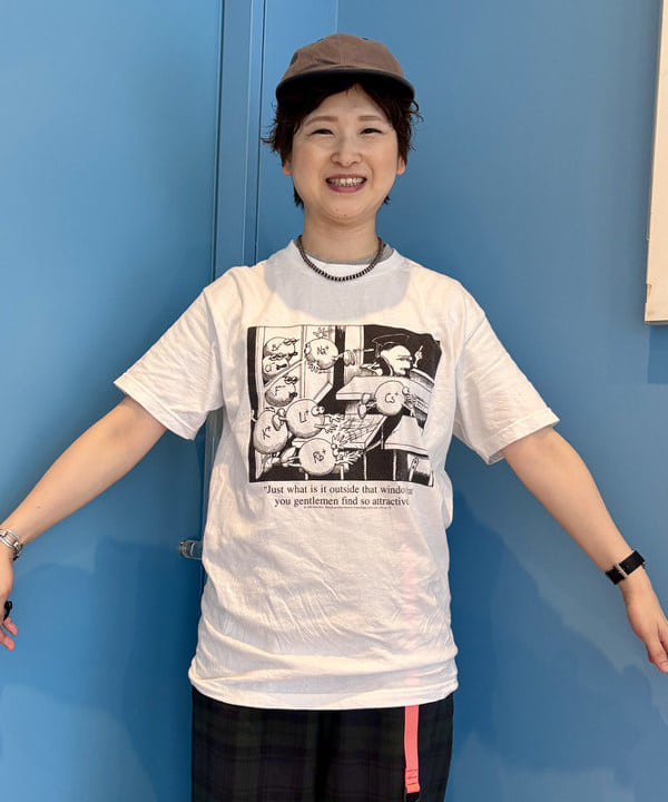 木村 梨香さんの「BEAMS WOMEN｜Cotton Expressions / OPPOSITES ATTRACT TEE」を使ったコーディネート