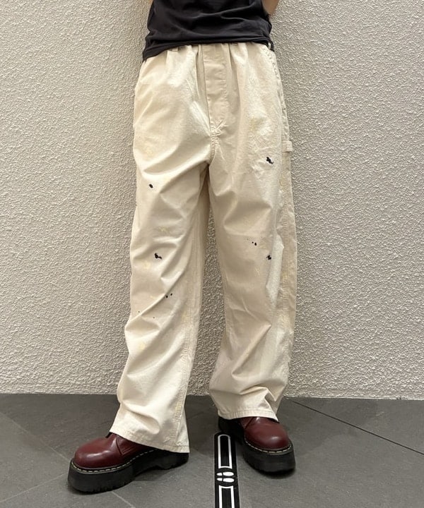 りかちょび/岸本梨佳さんの「BEAMS WOMEN｜【別注】Lee &times; maturely / リメイク ペインター パンツ」を使ったコーディネート