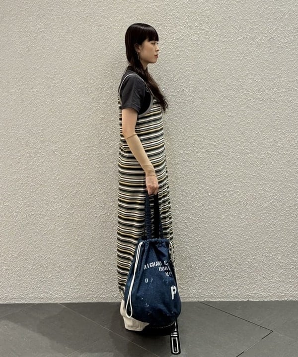 りかちょび/岸本梨佳さんの「BEAMS WOMEN｜【別注】Lee &times; maturely / リメイク ペインター パンツ」を使ったコーディネート