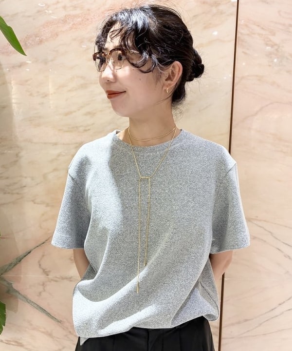 中丸　栞さんの「BEAMS WOMEN｜BOGKI / リブル クロス ボディ バッグ」を使ったコーディネート