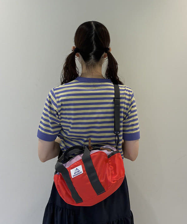 りかちょび/岸本梨佳さんの「BEAMS WOMEN｜ボーダー バインダー ショートスリーブ Tシャツ」を使ったコーディネート