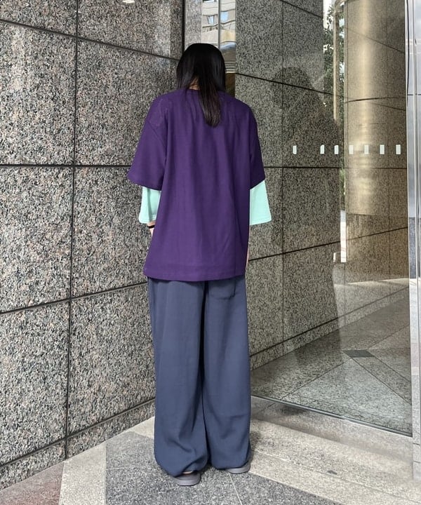 菊田 悠さんの「BEAMS WOMEN｜ベースボール 9/10 Tシャツ」を使ったコーディネート