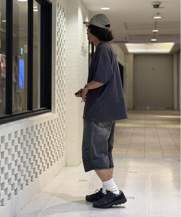 BAKU(東江 漠)さんの「BEAMS WOMEN｜BEAMS｜【別注】FRED PERRY / Oversized Tipped Pique T-shirt｜Tシャツ｜半袖 鹿の子素材」を使ったコーディネート