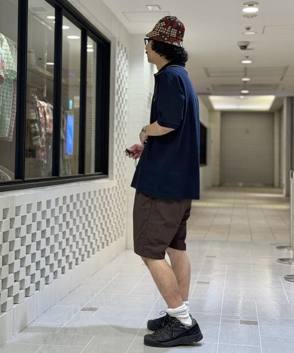 BAKU(東江 漠)さんの「BEAMS｜【別注】FRED PERRY / Relaxed Fit Pique Polo Shirt｜ポロシャツ｜リラックスフィット」を使ったコーディネート