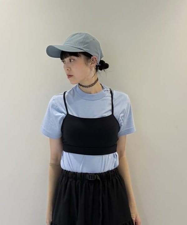 りかちょび/岸本梨佳さんの「ボーイ ベーシック Tシャツ」を使ったコーディネート