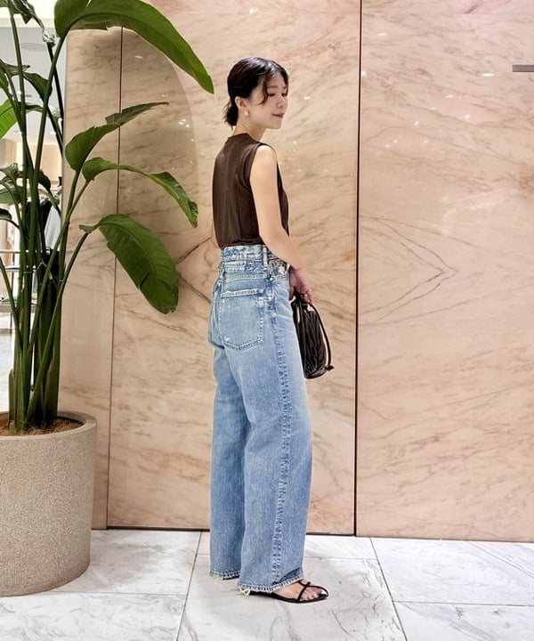 AONO SHIKAMAさんの「BEAMS WOMEN｜ウォッシャブル ウール ノースリーブ Tシャツ」を使ったコーディネート