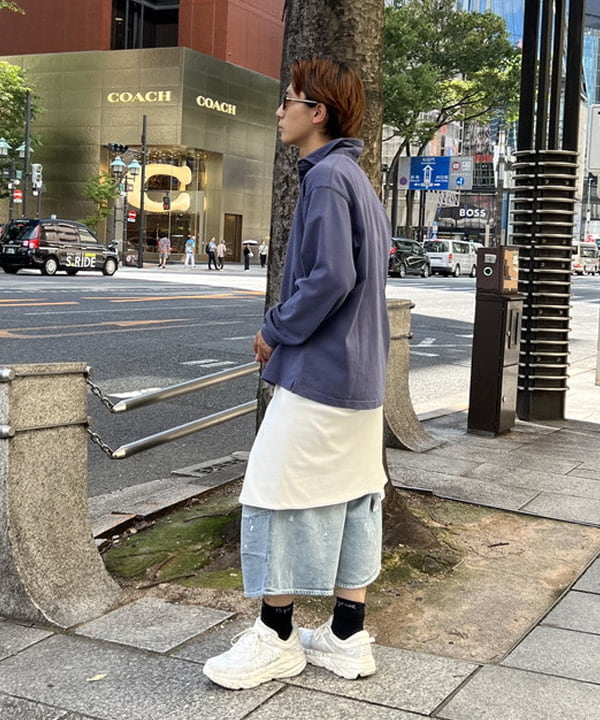 照田 拓史さんの「BEAMS WOMEN｜BEAMS|ガーメントダイ ラガーシャツ」を使ったコーディネート