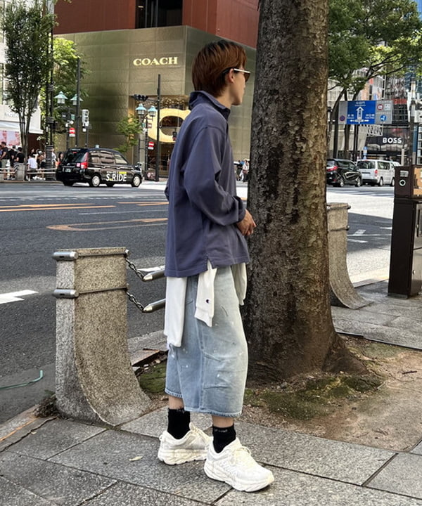 照田 拓史さんの「BEAMS WOMEN｜BEAMS|ガーメントダイ ラガーシャツ」を使ったコーディネート