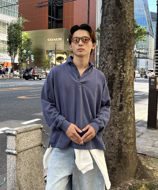 照田 拓史さんの「BEAMS WOMEN｜BEAMS|ガーメントダイ ラガーシャツ」を使ったコーディネート