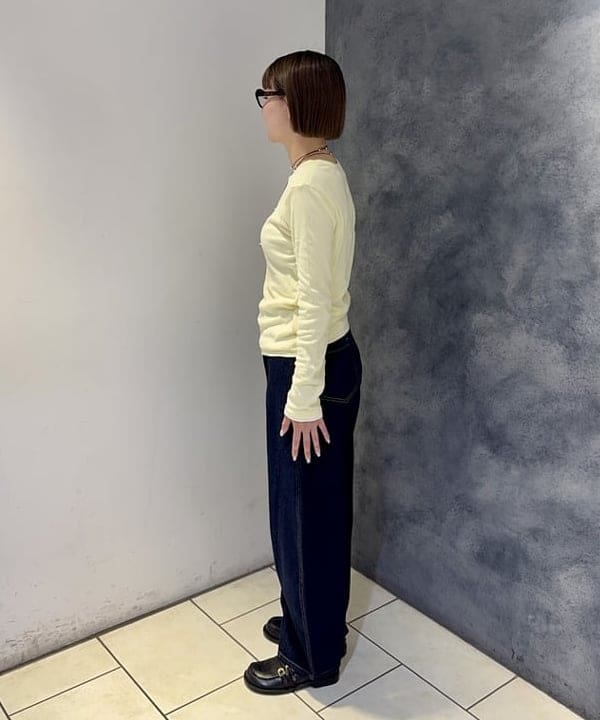 reinaさんの「BEAMS WOMEN｜【別注】MILLER / 2パック Tシャツ」を使ったコーディネート