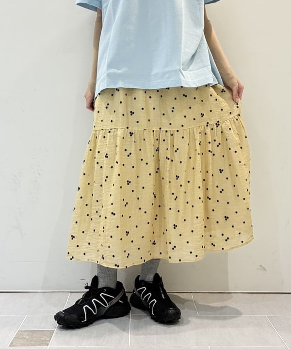 りかちょび/岸本梨佳さんの「【別注】FRED PERRY / リラックスド ピケ Tシャツ」を使ったコーディネート
