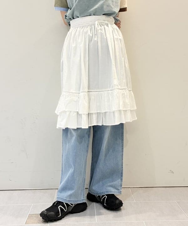 りかちょび/岸本梨佳さんの「フリル ティアード スカート」を使ったコーディネート