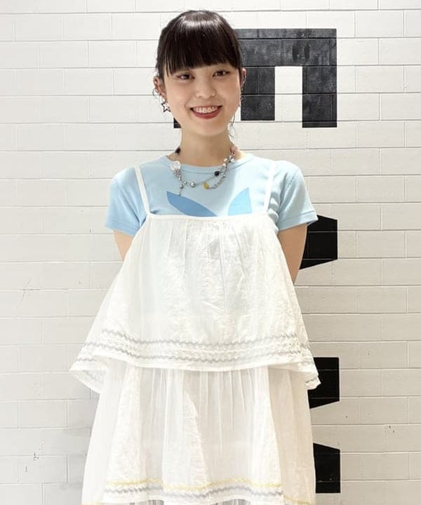 りかちょび/岸本梨佳さんの「BEAMS WOMEN｜リボン チェーン バッグ」を使ったコーディネート