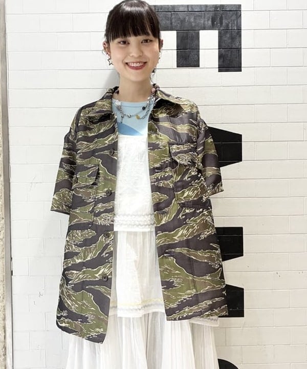 りかちょび/岸本梨佳さんの「BEAMS WOMEN｜リボン チェーン バッグ」を使ったコーディネート