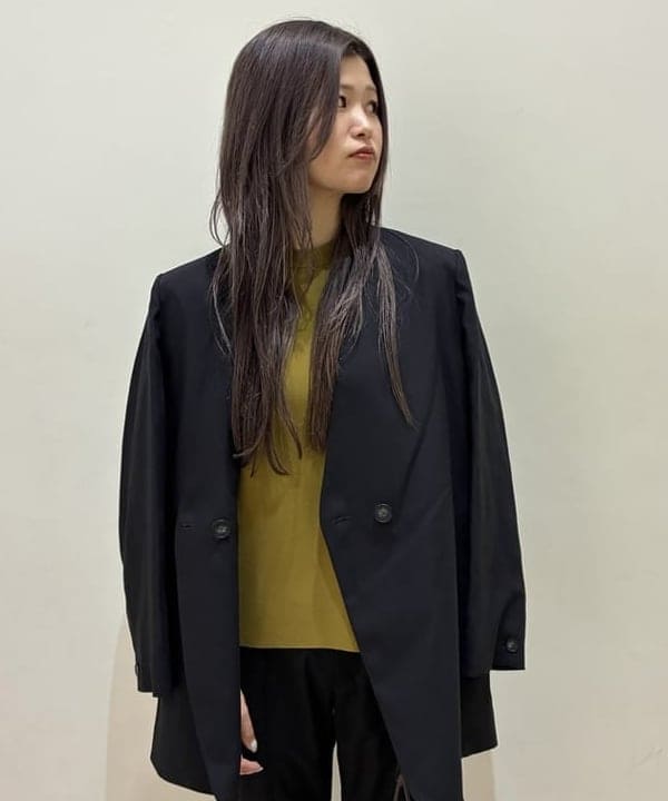 CHIHIROさんの「BEAMS WOMEN｜ラペルレス オーバー ジャケット」を使ったコーディネート